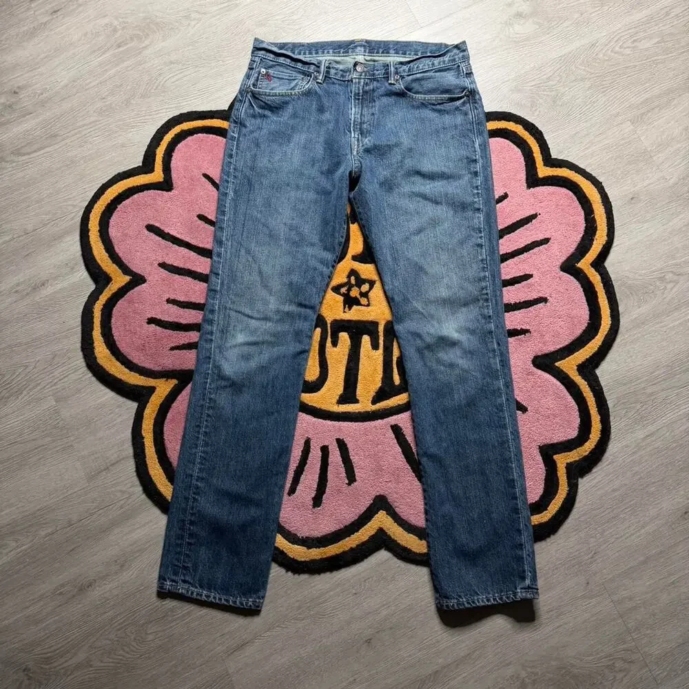 Polo Ralph Lauren Slim Fit Medium Wash Denim Jeans Size 34x32 Blue